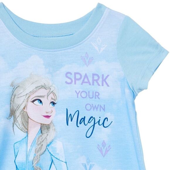 NEW! NWT DISNEY FROZEN PJ Night Gown 3 Piece set - Picture 3 of 7